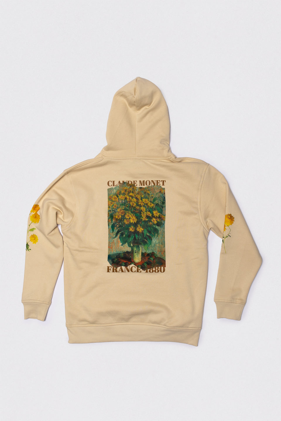 HOODIE ARTICHOKE FLOWERS MONET