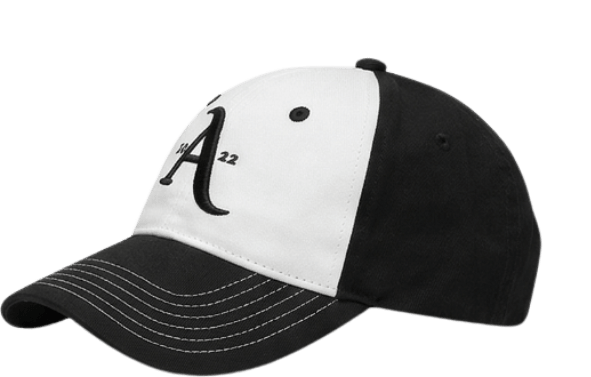 GORRA 'A' BLANCO Y NEGRO