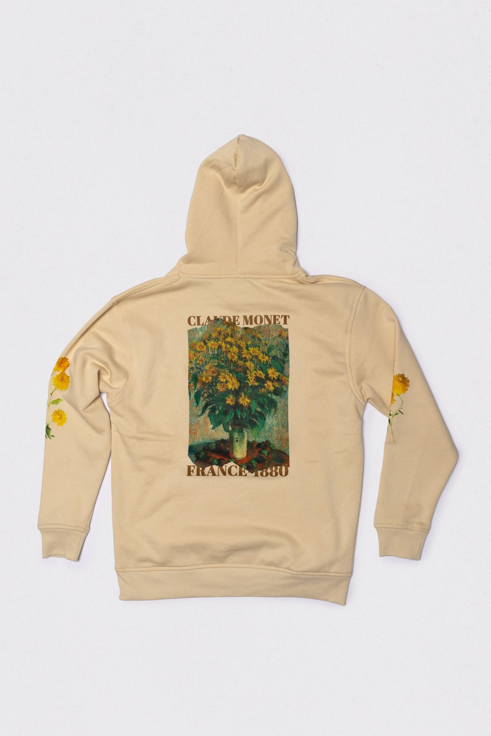 HOODIE ARTICHOKE FLOWERS MONET