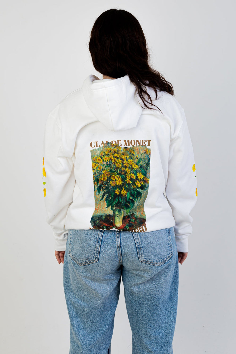 HOODIE ARTICHOKE FLOWERS MONET