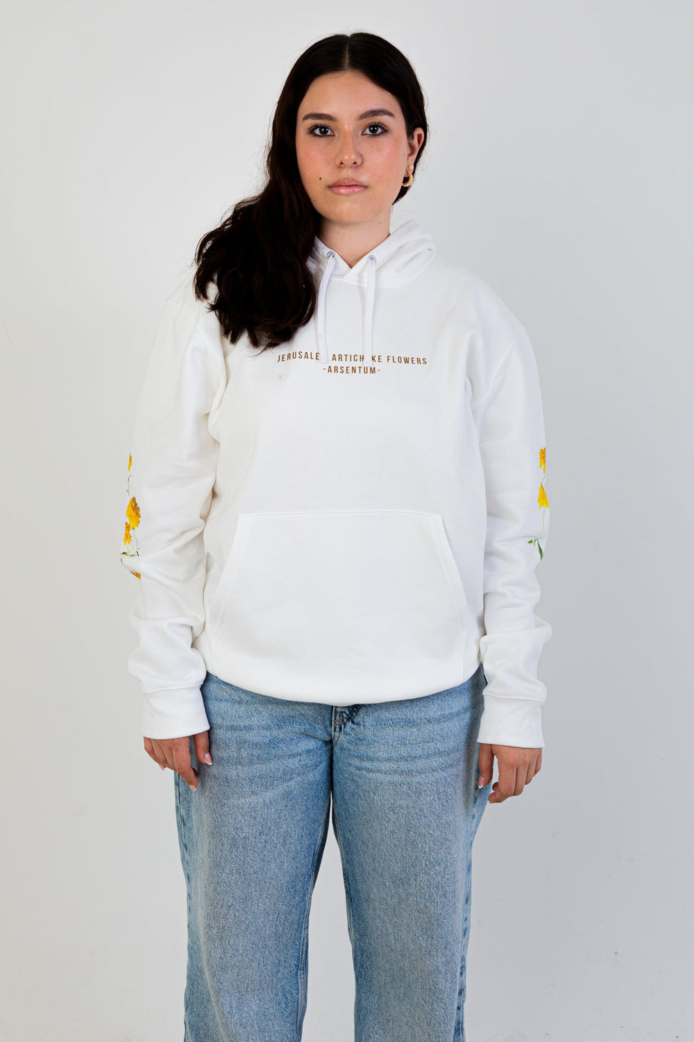 HOODIE ARTICHOKE FLOWERS MONET