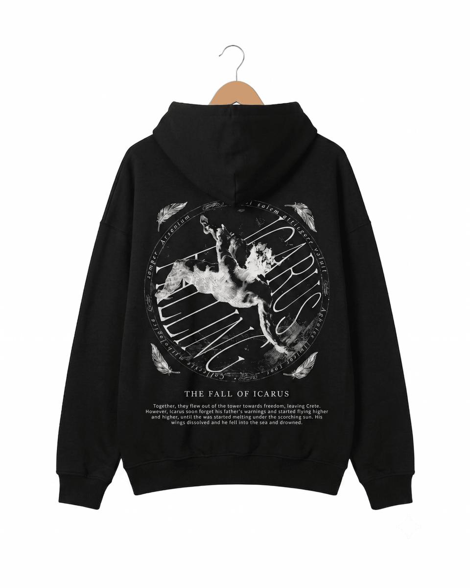 HOODIE ICARO NEGRO - Arsentum - hoodie - 
