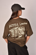 Playera jaztea llegamos con la intención (Verde olivo obscuro) - Arsentum - 